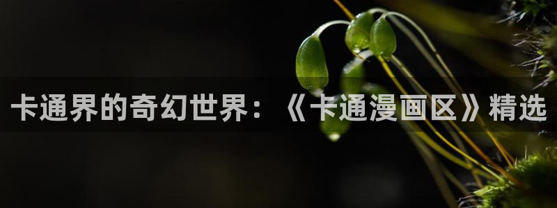 香蕉漫画书下拉式阅读教程：卡通界的奇幻世界：《卡通漫画区》精选